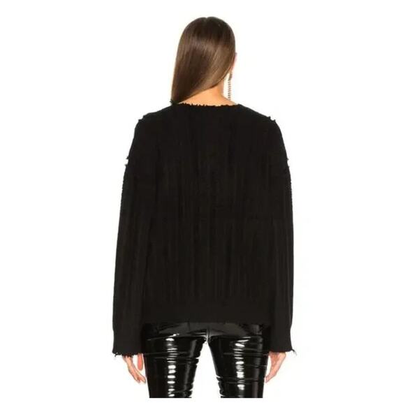 NWT RTA Emma Distressed Cashmere Pullover Sweater Size XS - Picture 3 of 10